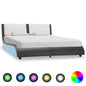 Cama canapé hidráulica almacenaje sin colchón taupe 180x200 cm