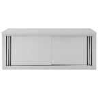Armario pared de cocina puertas correderas acero 120x40x50 cm