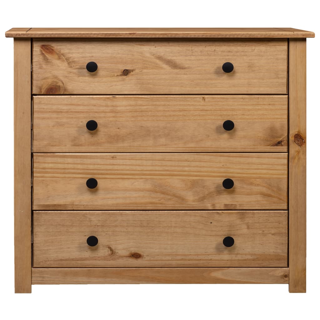Armario auxiliar de madera de pino estilo Panamá 80x40x73 cm