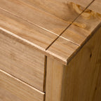 Armario auxiliar de madera de pino estilo Panamá 80x40x73 cm