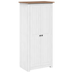 Armario madera maciza pino blanco Panamá Range 80x50x171,5 cm