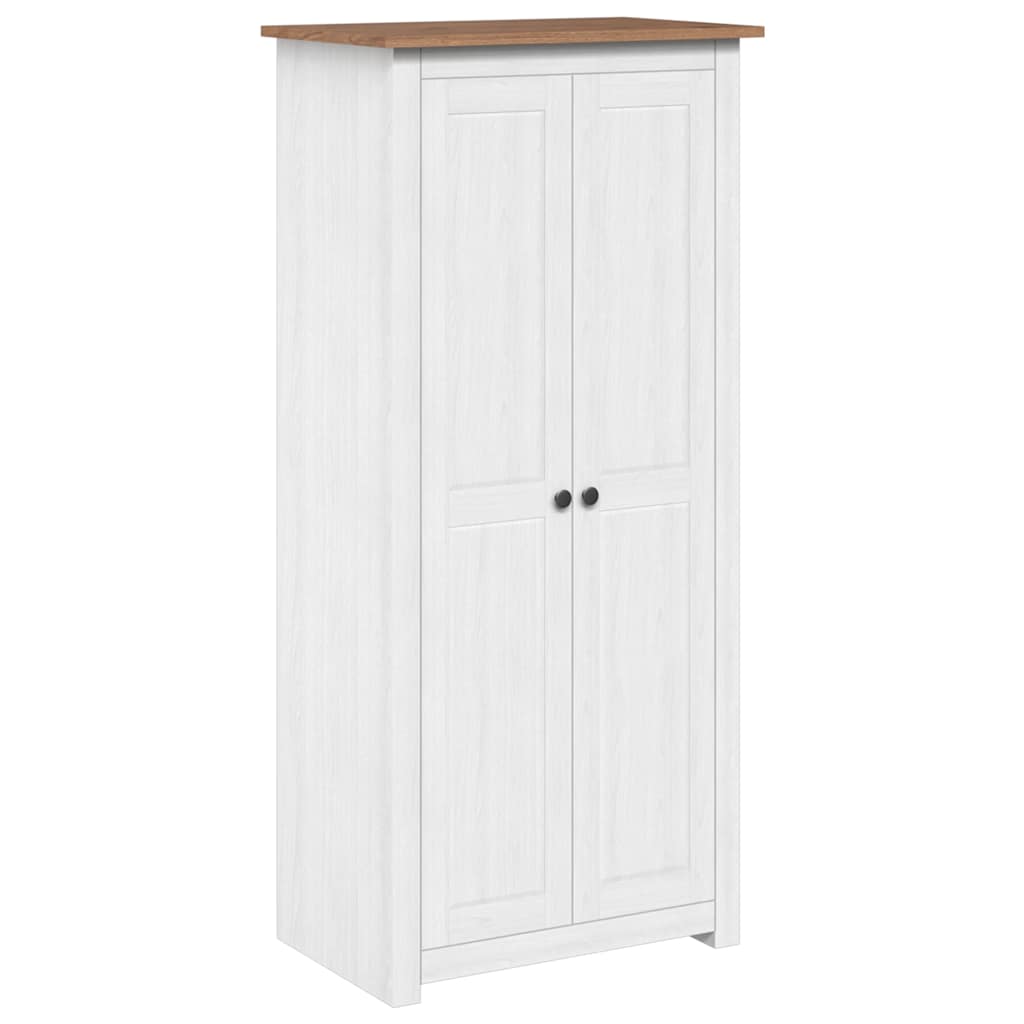 Armario madera maciza pino blanco Panamá Range 80x50x171,5 cm