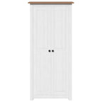 Armario madera maciza pino blanco Panamá Range 80x50x171,5 cm