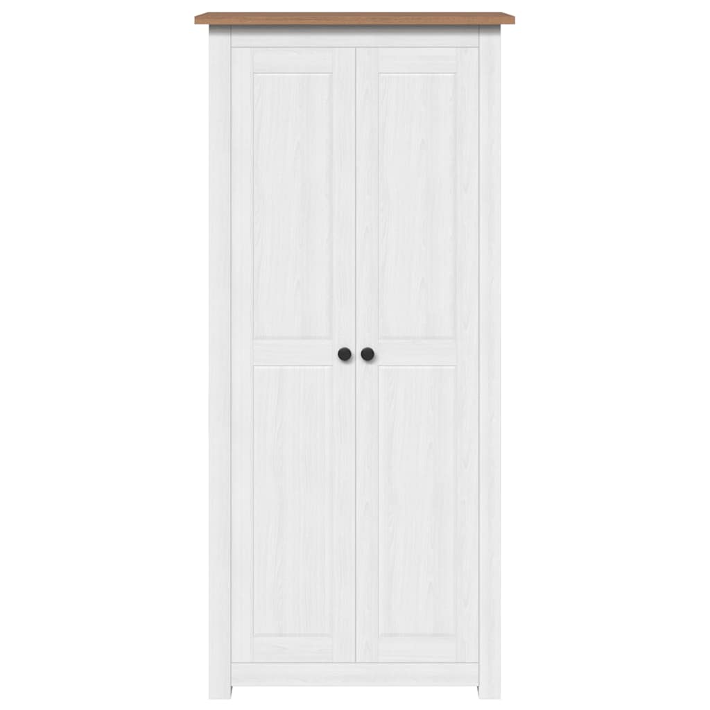 Armario madera maciza pino blanco Panamá Range 80x50x171,5 cm
