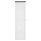 Armario madera maciza pino blanco Panamá Range 80x50x171,5 cm
