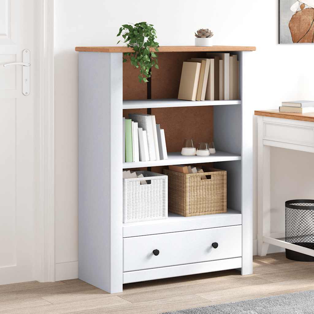 Solid wood shelving unit 50x30x100 cm