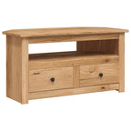 Mueble esquinero de TV madera de pino estilo Panamá 93x49x49 cm