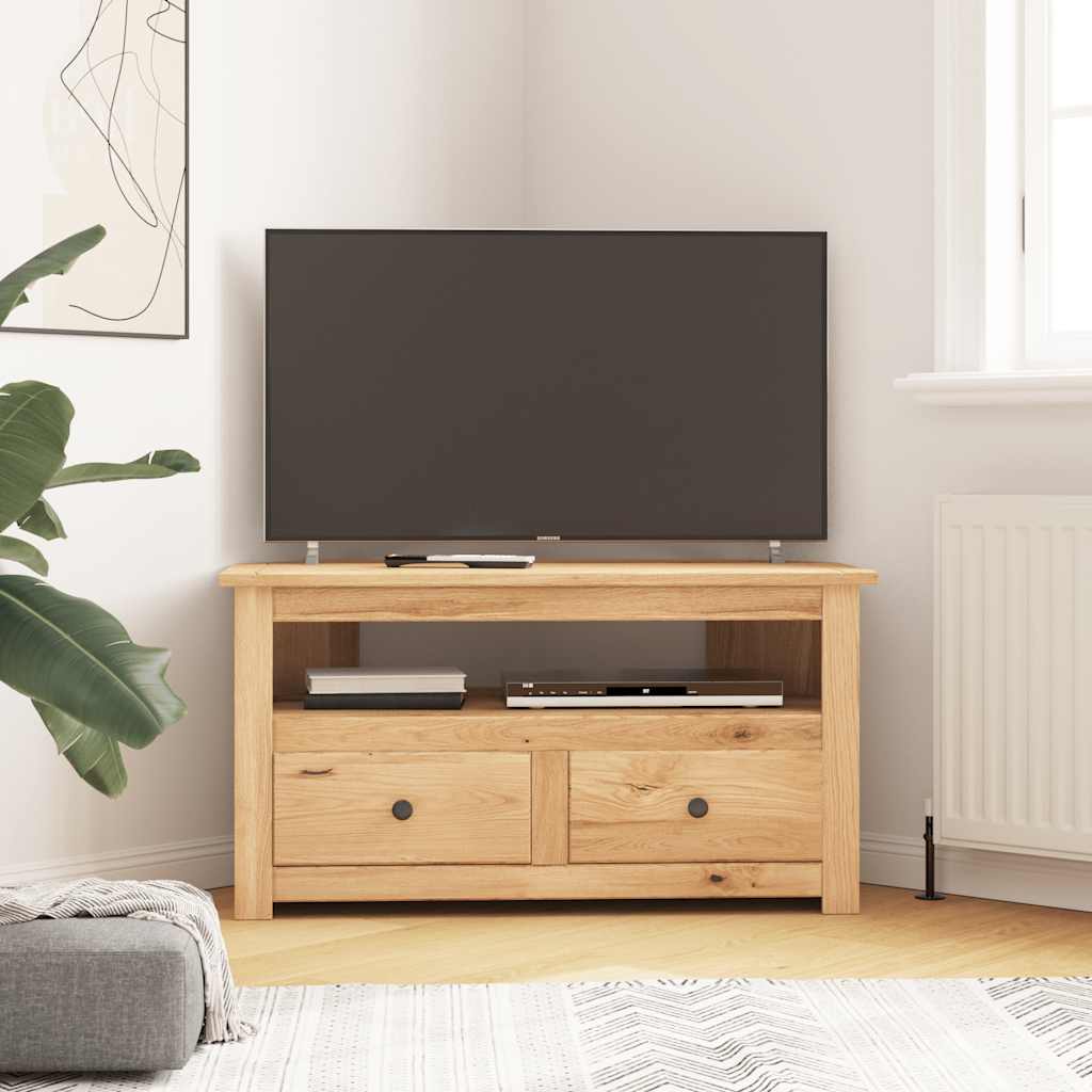 Mueble esquinero de TV madera de pino estilo Panamá 93x49x49 cm