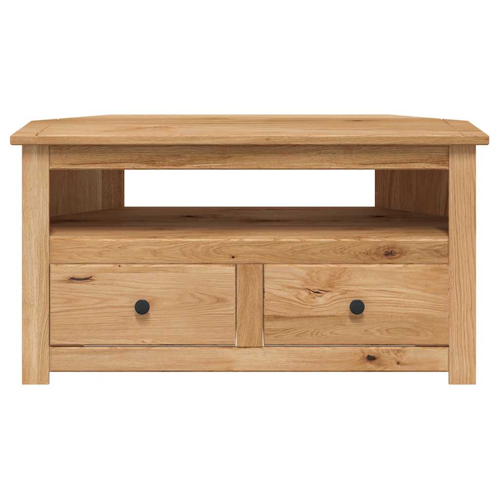 Mueble esquinero de TV madera de pino estilo Panamá 93x49x49 cm