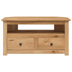 Mueble esquinero de TV madera de pino estilo Panamá 93x49x49 cm