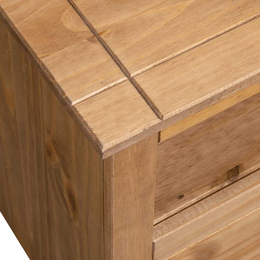 Mueble esquinero de TV madera de pino estilo Panamá 93x49x49 cm