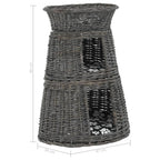 Cestas de gatos 3 uds con cojines sauce natural gris 47x34x60cm