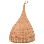 Casa para gatos con cojín y forma de tipi sauce natural 40x60cm