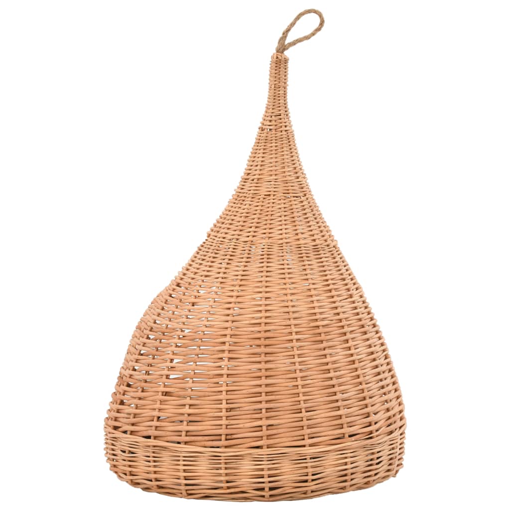 Casa para gatos con cojín y forma de tipi sauce natural 40x60cm