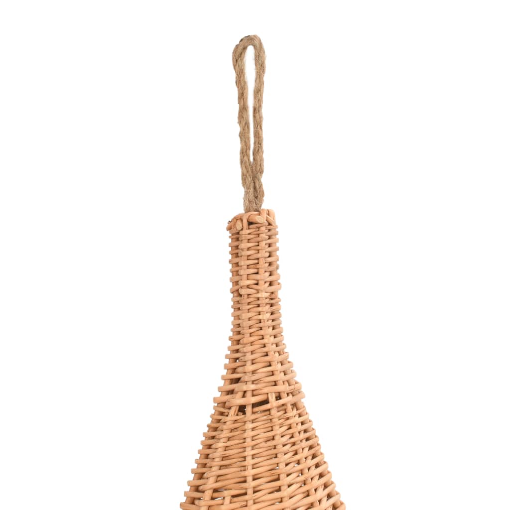 Casa para gatos con cojín y forma de tipi sauce natural 40x60cm