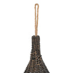 Casa para gatos con cojín forma tipi sauce natural gris 40x60cm