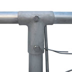 Perrera de exterior de acero galvanizado 2x2x1 m