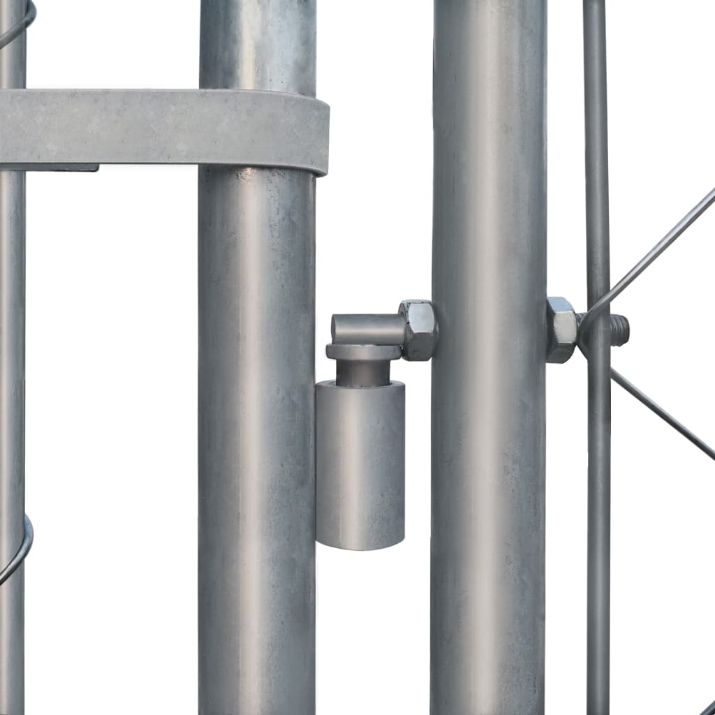 Perrera de exterior de acero galvanizado 2x2x1 m