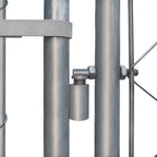 Perrera de exterior de acero galvanizado 2x2x1 m