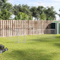 Perrera de exterior de acero galvanizado 2x2x1 m