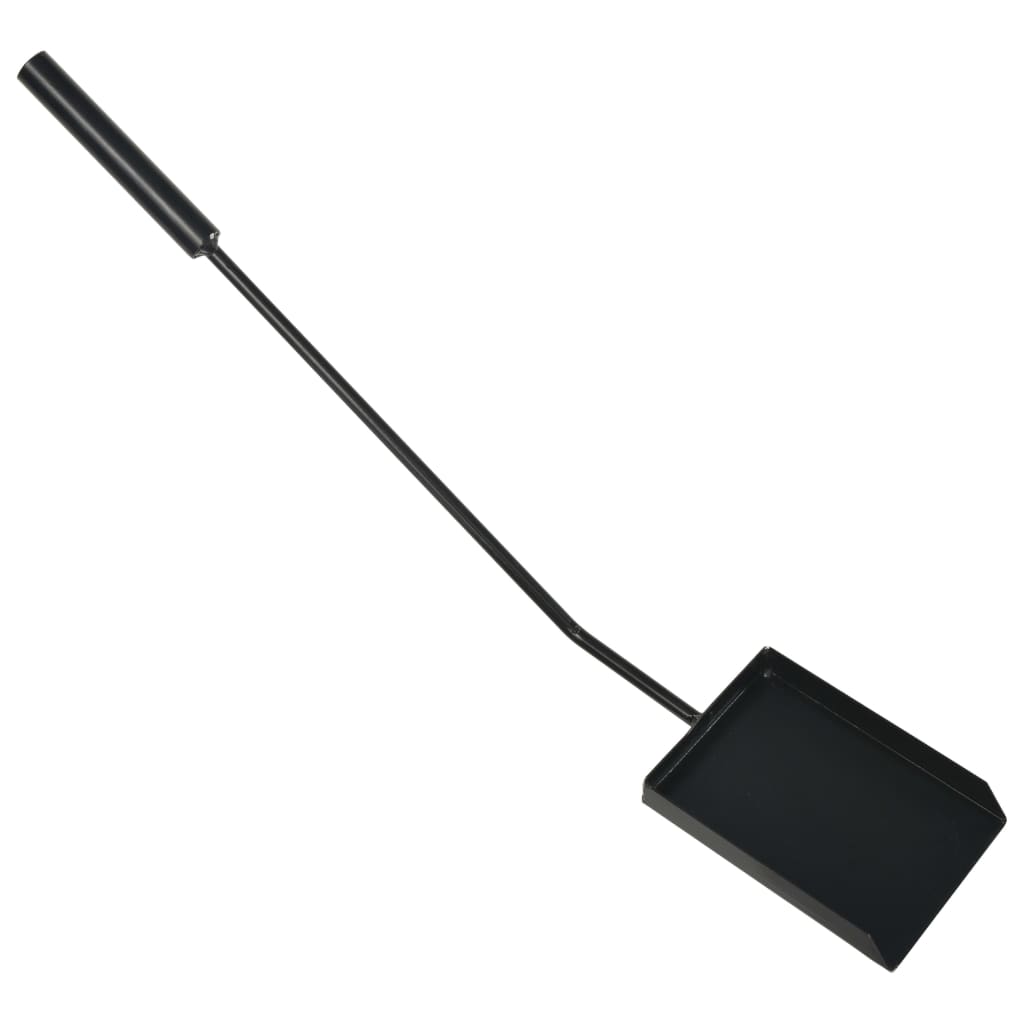 Leñero de acero negro 30x35x81 cm