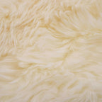 Alfombra de piel de oveja blanco 60x180 cm