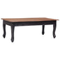 Mesa de centro em madeira branca 100x50x45 cm