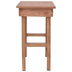 Mesa auxiliar madera maciza de caoba 70x35x60 cm