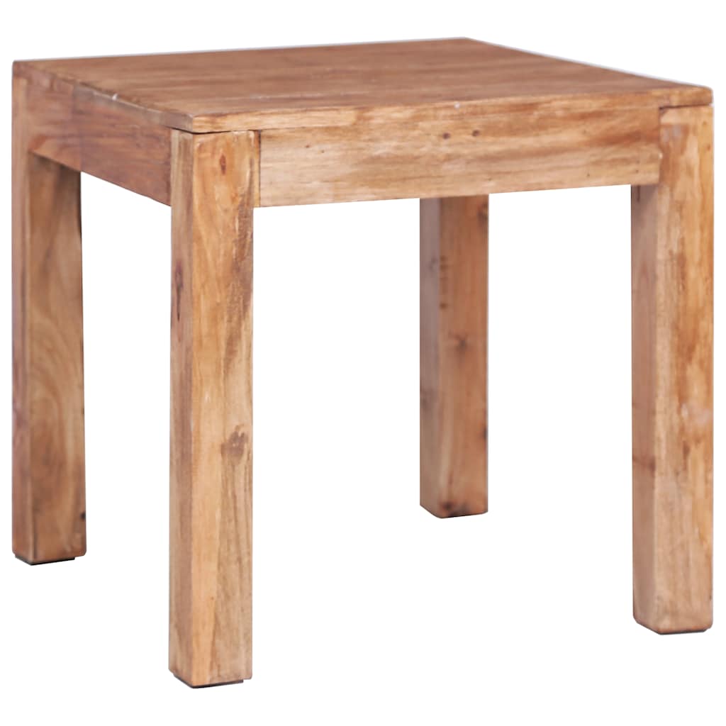Mesa de centro de madera maciza de caoba 30x30x30 cm