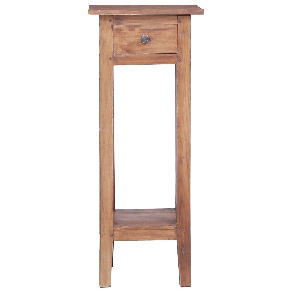 Soporte para plantas madera maciza de caoba 30x30x75 cm
