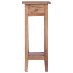 Soporte para plantas madera maciza de caoba 30x30x75 cm