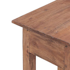 Soporte para plantas madera maciza de caoba 30x30x75 cm