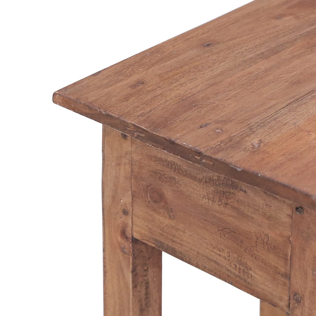 Soporte para plantas madera maciza de caoba 30x30x75 cm