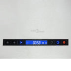 Campana extractora colgante táctil LCD acero inoxidable 37 cm
