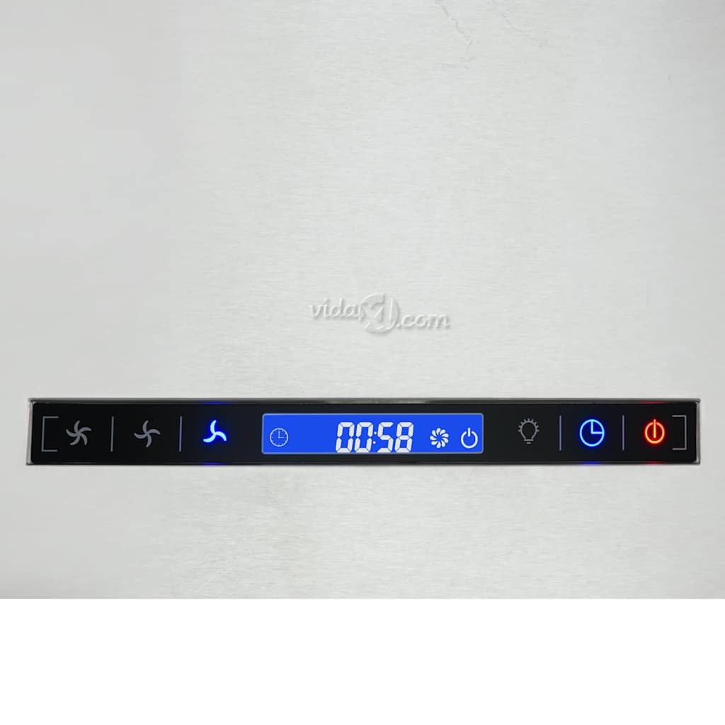 Campana extractora colgante táctil LCD acero inoxidable 37 cm