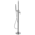 Grifo para bañera de pie acero inoxidable 118,5 cm