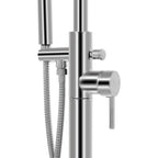Grifo para bañera de pie acero inoxidable 118,5 cm