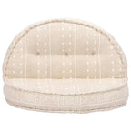 Puf de tela beige 100x20 cm