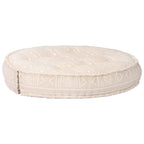 Puf de tela beige 100x20 cm