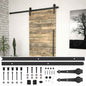 Kit de herrajes para puertas correderas SKIEN acero negro 200cm