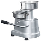 Prensa de hamburguesas y 500 papeles para separar aluminio 10cm