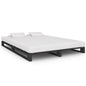 Estructura cama palets sin colchón madera maciza pino 140x200cm