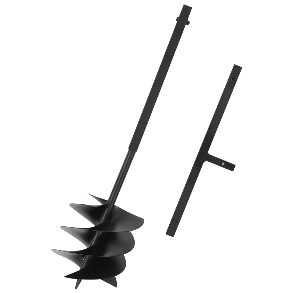 Taladro de tierra con mango 250 mm tubo de extensión 12 m acero