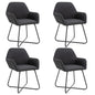 Dining chairs, 2 units, green velvet