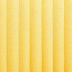 Sillas de comedor 6 unidades de tela amarilla