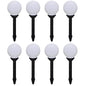 Garden path lights 8 pcs with ground spike 15 cm