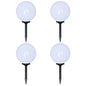 Garden path lights 4 pcs with ground spike 30 cm
