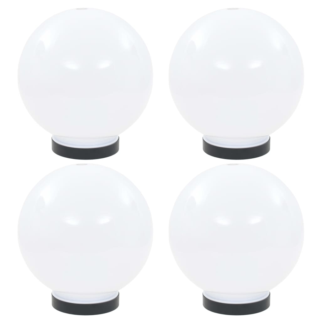 Juego de lámparas de bola LED 2 piezas esféricas 20 cm PMMA