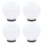 Juego de lámparas de bola LED 2 piezas esféricas 20 cm PMMA