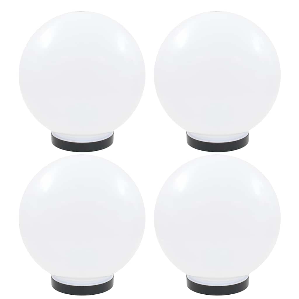 Juego de lámparas de bola LED 2 piezas esféricas 25 cm PMMA
